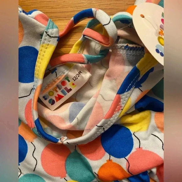 Dot Dot Smile Birthday Balloons Ballerina Dress 12-24 Months - Picture 4 of 4